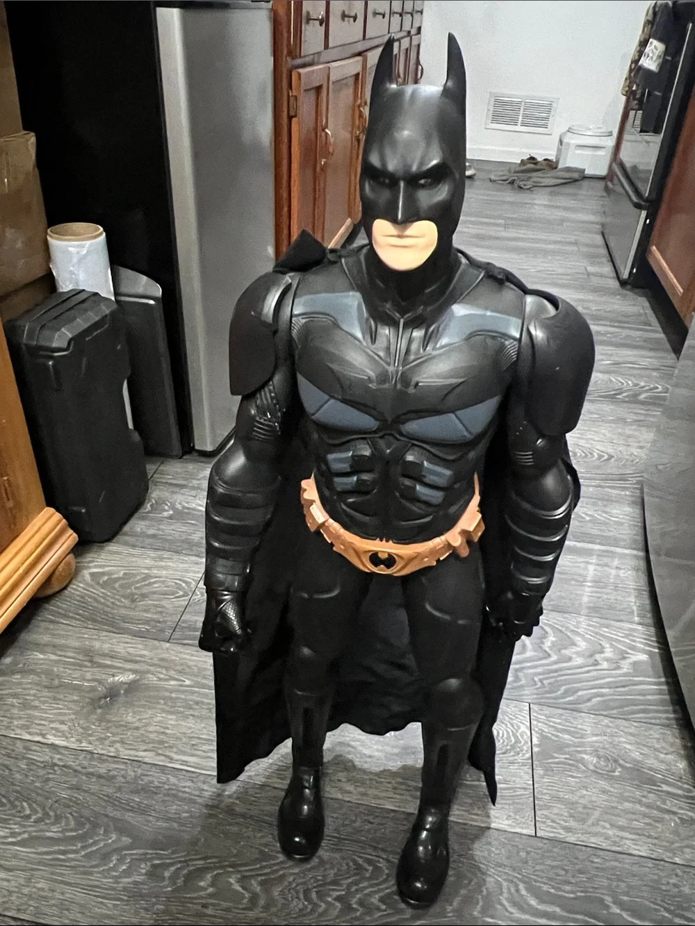 31’ Batman Action Figure with Cape and Utility Belt - Black